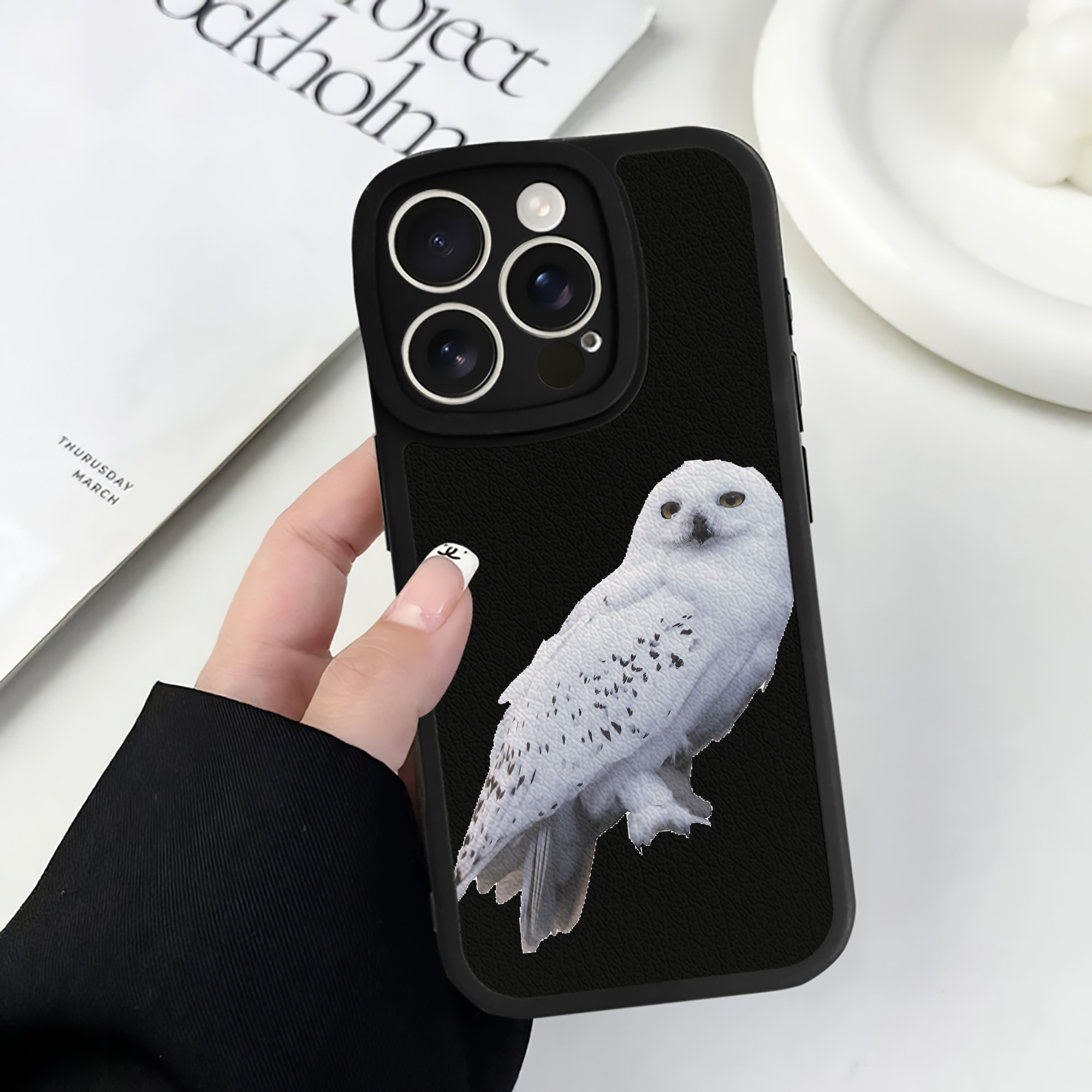 （画像用） Harry Potter ハリー・ポッターシリーズ 【iPhone 16シリーズ対応】シリコンスマホケース（レザー調） 材質：シリコン